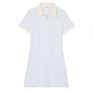 VICTORIA SECERT PINK SHORT SLEEVE RUGBY DRESS - BLUE SIZE XL (NEW WITH TAGS) A18